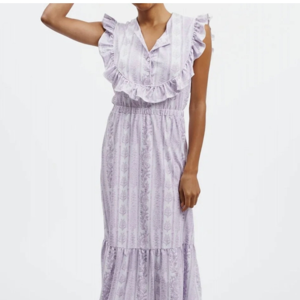 Smith & Quinn Loretta Dress In Lavender Haze Sz L NWT